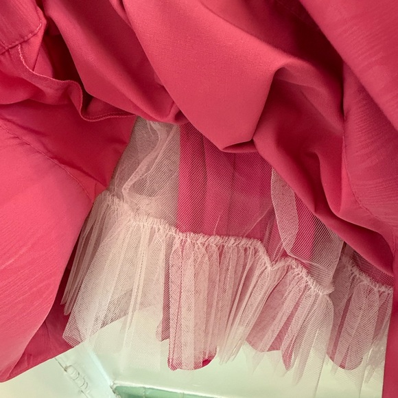 NWT STAUD Landscape Corset Mini Dress in Pink Lollipop - Picture 11 of 13